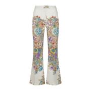 Kleurrijke Broek Pantalon Etro , Multicolor , Dames