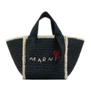 Macramillo small shopper Marni , Black , Dames