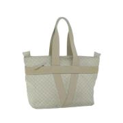 Pre-owned Leather shoulder-bags Bottega Veneta Vintage , White , Dames