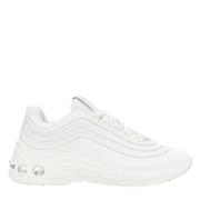 Pre-owned Leather sneakers Miu Miu Pre-owned , White , Dames
