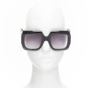 Pre-owned Acetate sunglasses Gucci Vintage , Black , Dames