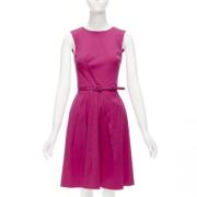 Pre-owned Cotton dresses Oscar De La Renta Pre-owned , Pink , Dames