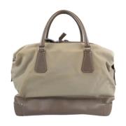 Pre-owned Canvas travel-bags Prada Vintage , Green , Dames