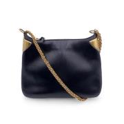 Pre-owned Leather shoulder-bags Gucci Vintage , Black , Dames