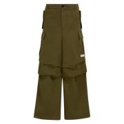 Gabardine cargobroek Marni , Green , Heren