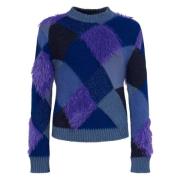 Rhombus jumper with rhombus intarsia Marni , Multicolor , Heren