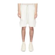 Schuine Shorts Rick Owens , White , Heren