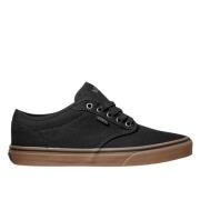 Zwarte/Gummi Canvas Sneakers Vans , Black , Heren