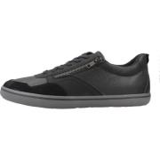 Stijlvolle Sneakers voor Urban Look Geox , Black , Heren