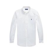 Stretch Katoenen Overhemd - Wit Ralph Lauren , White , Heren