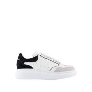 Grijze Leren Oversized Sneakers Alexander McQueen , Multicolor , Dames