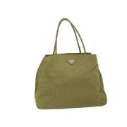 Pre-owned Nylon prada-bags Prada Vintage , Green , Dames