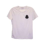 Pre-owned Cotton tops Moncler Pre-owned , White , Dames