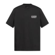Bedrukt T-shirt Amiri , Black , Heren