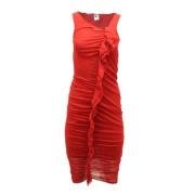 Pre-owned Nylon dresses Jean Paul Gaultier Pre-owned , Red , Dames