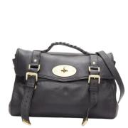 Pre-owned Leather handbags Mulberry Pre-owned , Black , Dames
