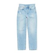 Blauwe High Waist Jeans Acne Studios , Blue , Dames