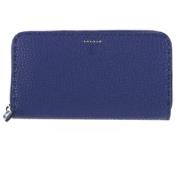 Pre-owned Leather wallets Fendi Vintage , Blue , Heren