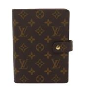 Pre-owned Canvas wallets Louis Vuitton Vintage , Brown , Dames