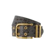 Leather belts By FAR , Gray , Dames