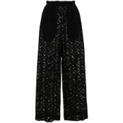 Geometrische Print Wijde Broek Henrik Vibskov , Black , Dames