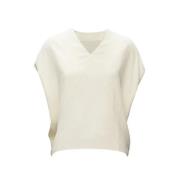 Pre-owned Cotton tops Hermès Vintage , Beige , Dames