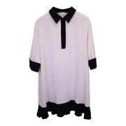 Pre-owned Cotton dresses Valentino Vintage , White , Dames