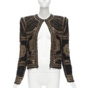 Pre-owned Fabric outerwear Balmain Pre-owned , Black , Dames