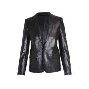Pre-owned Fabric outerwear Yves Saint Laurent Vintage , Black , Dames