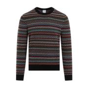 Kleurrijke Crew Neck Sweater PS By Paul Smith , Multicolor , Heren