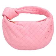 Leather handbags Bottega Veneta , Pink , Dames