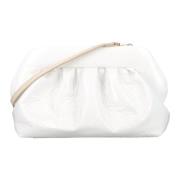 Ananas Leren Clutch Tas THEMOIRè , White , Dames