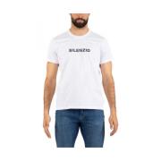 Heren T-shirt Klassieke Stijl Aspesi , White , Heren