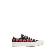 Zwarte Heart Low-Top Canvas Sneakers Comme des Garçons Play , Black , ...