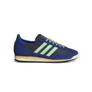 Blauwe Sneakers van Nylon en Suède Adidas , Multicolor , Heren