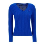 Stijlvolle Polo Sweaters Collectie Ralph Lauren , Blue , Dames