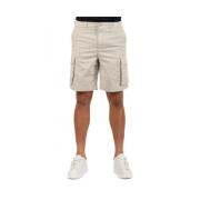 Heren Bermuda Shorts K-Way , Beige , Heren