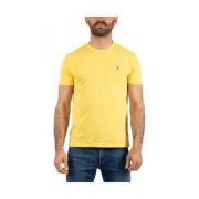 Klassiek Heren T-shirt Ralph Lauren , Yellow , Heren