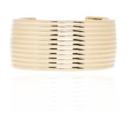 Messing armband Salvatore Ferragamo , Yellow , Dames