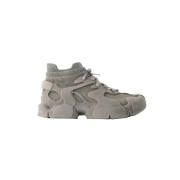 Leather sneakers Camper , Gray , Dames