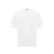 Wit Katoenen T-Shirt Paul & Shark , White , Heren