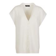 Stijlvolle Vest voor Vrouwen Fabiana Filippi , White , Dames