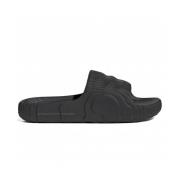 Klassieke Zwarte Slippers Adidas , Black , Heren