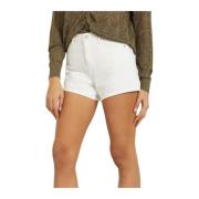 Relaxte Shorts Guess , White , Dames