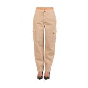 Damesmode Broek Luckylu , Beige , Dames