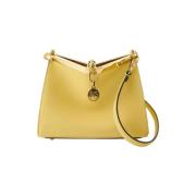 Leather handbags Etro , Yellow , Dames