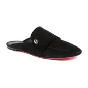 Suede Backless Sandalen Dee Ocleppo , Black , Dames