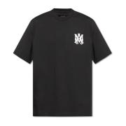 T-shirt met logo Amiri , Black , Heren