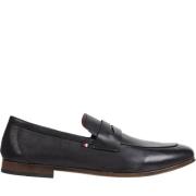 Zwarte Flex Loafer Schoenen Tommy Hilfiger , Black , Heren