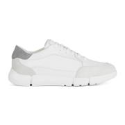 Witte Sneakers voor Mannen Geox , White , Heren